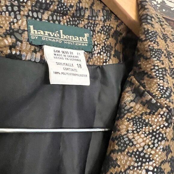 Harv’e Benard women’s houndstooth blazer. Size 18. - Picture 6 of 14